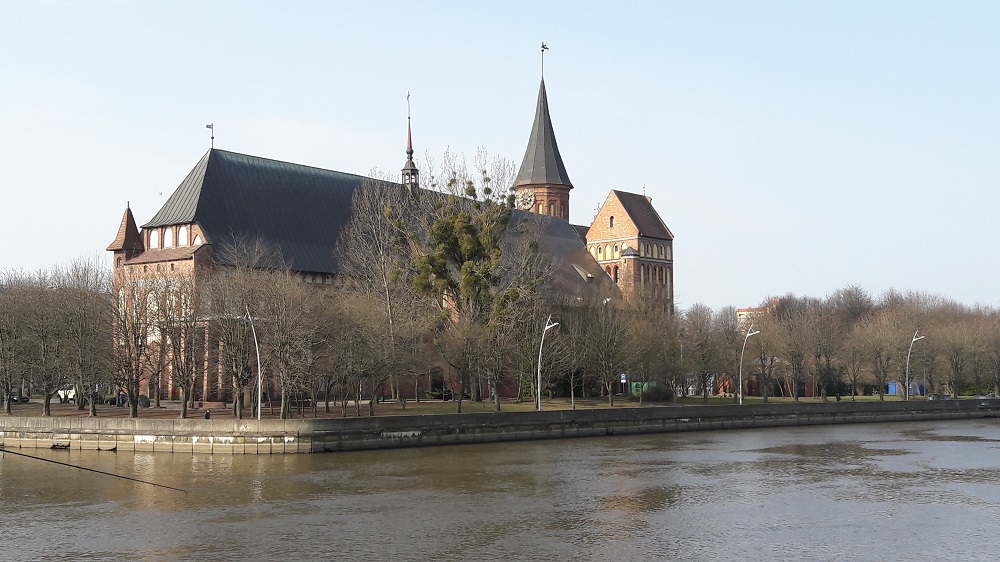 Catedral de Königsberg manteve o seu nome em Kaliningrado (Foto: Fábio Aleixo)