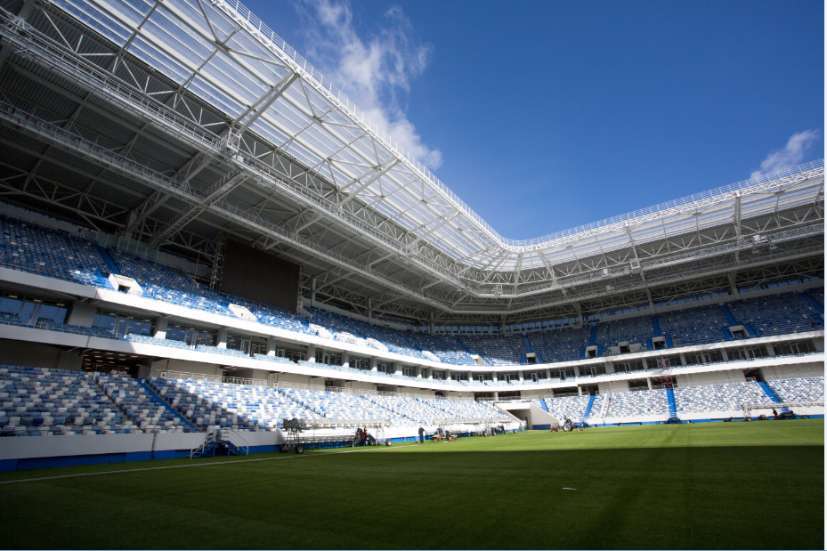 Estádio de Kaliningrado será sede de quatro jogos na Copa do Mundo (Foto: Divulgação/LOC 2018)