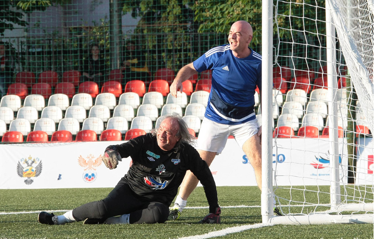 Gianni Infantino em jogo em 2016 (Foto: Divulgação)