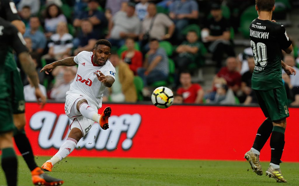 Farfán em ação pelo Lokomotiv (Foto: Divulgação/Lokomotiv)